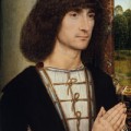 Ritratto di Memling nella Sala della Niobe agli Uffizi