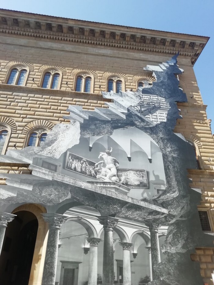 JR a Palazzo Strozzi